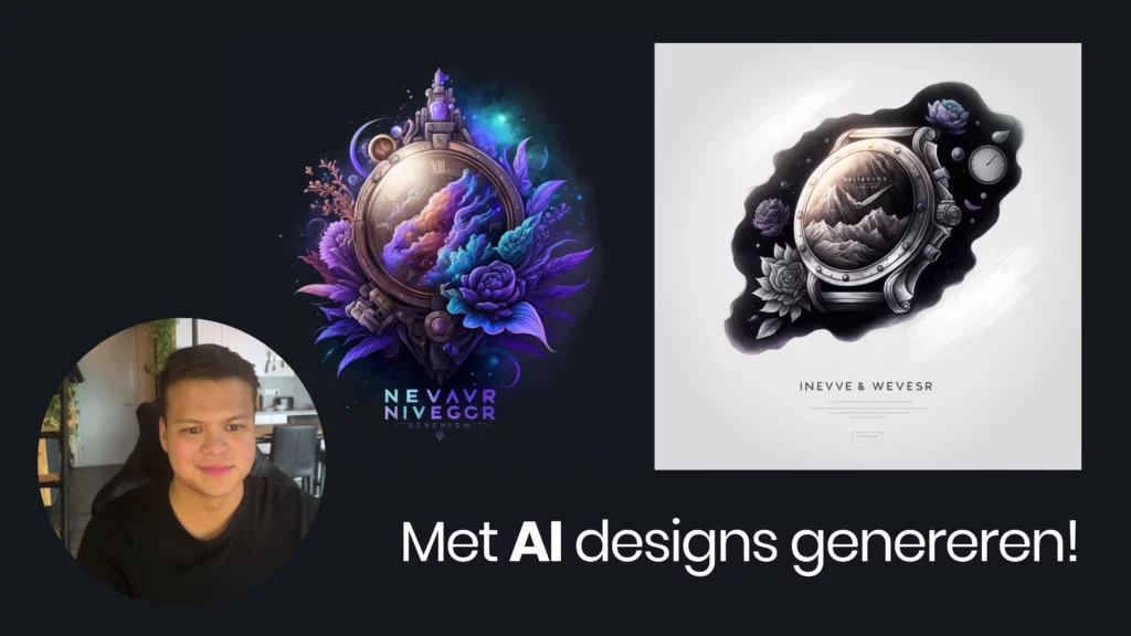 Met AI designs genereren!